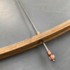 the answer was stainless steel rods that I swaged with copper crimps