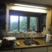kept the existing kitchen until the exterior shell was complete