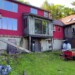 The existing bumpout for the kitchen would remain, establishing the new line of the walls and windows.