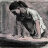 Girl at Well
pastel
14 x 11